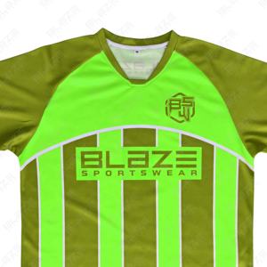 ชุดฝึกฟุตบอลผ้าโพลีเอสเตอร์ชุดฝึกเล่นฟุตบอลของเด็กผู้ชายเครื่องแบบของผู้ชายชุดฟุตบอลฝรั่งเศสดีไซน์ใหม่100% ออกแบบได้ตามต้องการ - Product Image 3