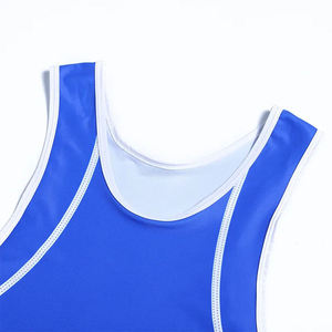 Combinaison de lutte pour adultes sur mesure avec tissu extensible en spandex/polyester respirant et à séchage rapide - Product Image 2