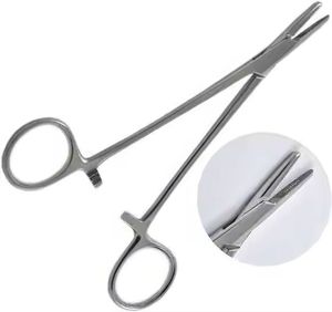 Portaagujas Halsey de 6 Pulgadas con Punta de Carburo de Tungsteno |   Pinzas de Sutura Quirúrgicas Dentales y Médicas de Ortodoncia de Dentavex - Product Image 5