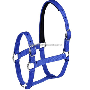Adjustable Equestrian Western Horse <b>Halter</b> in Customized Sizes Durable Nylon Webbing Nylon Horse Racing <b>Halter</b> - Product Image 4