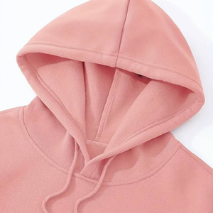 Men <b>Pink</b> Regular Fit Hooded <b>Sweatshirt</b> Built Letter Print Unisex Casual Winter Wear 100% Cotton Fleece Knitted Waterproof - Product Image 3