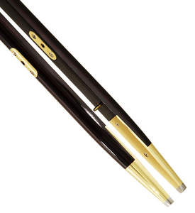 Bâtons de marche ajustables légers de la gamme Premium 2026 pour la randonnée, finition en bois poli - Product Image 4