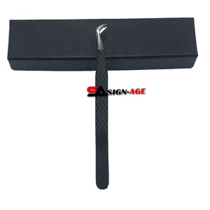 Top Rated 2021 Black Diamond Grip <b>Boot</b> Tweezers Eyelash Extension Tweezers Custom Design, Color and Logo - Product Image 1