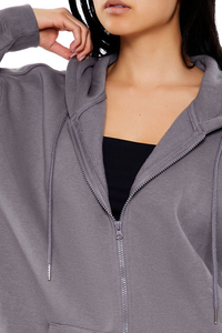Sudadera con capucha y cremallera completa para niñas, sudadera de moda, ligera, cálida y cómoda, para deportes al aire libre en primavera, otoño e invierno - Product Image 4