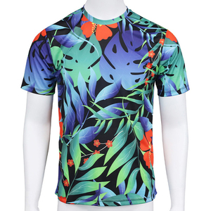 Service OEM, t-shirts à col rond pour hommes personnalisés avec impression par sublimation, t-shirts en coton à sublimation intégrale pour tissu lourd - Product Image 4