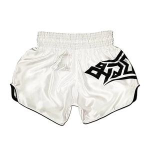 Shorts de Muay Thai 100% polyester, qualité supérieure, logo personnalisé, vêtements d'arts martiaux MMA, technique de lavage, shorts de Muay Thai pour adultes - Product Image 4