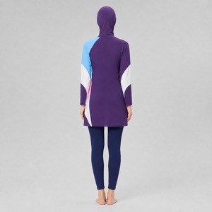 Women Modest Swimwear Bikini Set Long Sleeve Full Coverage <b>Bathing</b> Suit for Swimming and Beach modest bikini set OEM Size - Product Image 3
