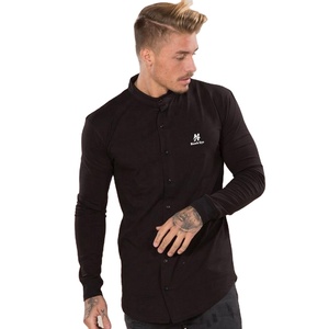 100% coton Streetwear sérigraphié T-shirt à manches longues pour hommes - Product Image 1