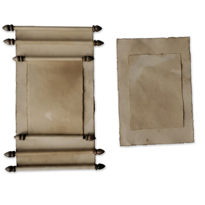 Blank Scroll Invitations for weddings events and DIY calligraphy OEM wholesale private label worldwide export. - Product Image 1
