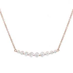 Collares de barra con solitario de diamante, minimalistas y delicados para uso diario, con cierre de langosta, colgante de 18 pulgadas para superposición, oro macizo CVD de 14K y 18K - Product Image 5