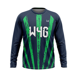 เสื้อยืดออกกำลังกายผู้ชาย W4G แบบเย็บพิเศษไร้ตะเข็บ แขนยาว ยืดได้สี่ทิศทาง น้ำหนักเบา เป็นมิตรกับสิ่งแวดล้อม แห้งเร็ว ทรงเข้ารูปเรียบง่าย - Product Image 2