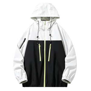 Men's Eco-Friendly Quick Dry Breathable Varsity Jacket Stand Collar <b>Covered</b> <b>Button</b> Closure Cotton Wool Blend 300g Fabric Weight - Product Image 5