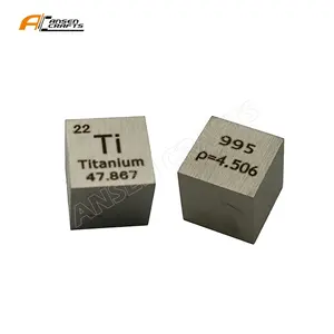 Металлический кубик Titaniuum высокой чистоты 10 мм 25,4 мм Высокая чистая Лучшая цена для продажи