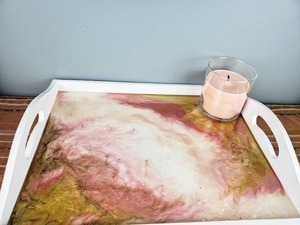 100% Best Serving <b>Tray</b> & <b>Decorative</b> <b>Tray</b> with Epoxy Resin Party Wedding Use Wood and Resin Serving <b>Tray</b> with Sale - Product Image 2