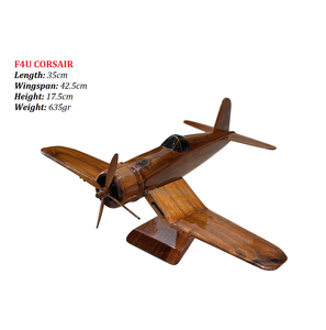 Modèle d'avion en bois artisanal, taille personnalisée, modèles d'avion et d'hélicoptère en bois pour la décoration et les souvenirs en provenance du Vietnam - Product Image 3