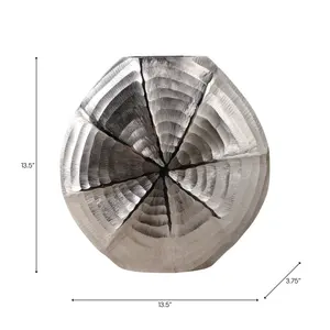 Vase à fleurs décoratif de luxe en fer de style côtier, écologique, pour la décoration intérieure, vente en gros mondiale - Product Image 3