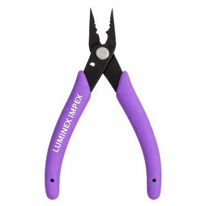 Professional Jewelry Crimping <b>Tool</b> Purple Handle 4 Function Wire Crimper Beading Pliers <b>Precision</b> <b>Tool</b> For Jewelry Making - Product Image 1