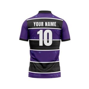 เสื้อคริกเก็ตใหม่ปี 2026 คุณภาพดีที่สุด พิมพ์ลายแบบซับลิเมชั่น สกรีนชื่อทีมและหมายเลขได้ตามต้องการ แขนสั้น - Product Image 2