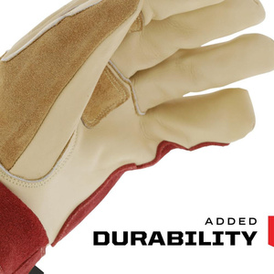Nouvelles gants de soudage TIG en cuir de chèvre et de vachette pleine fleur, robustes, doux et confortables, résistants à l'abrasion - Product Image 3