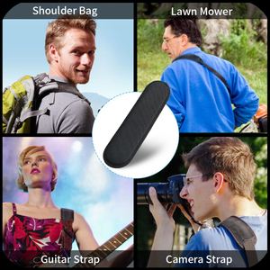 Wholesale Black Pearl Cotton Bass Guitar Shoulder Strap <b>Pad</b> Comfortable Polyester Oval <b>Cushion</b> Relieves Discomfort - Product Image 5