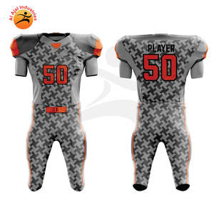 Uniformes de Fútbol Americano Personalizados, Uniformes de Fútbol Sublimados, Ropa de Fútbol Americano, Servicio OEM y ODM, Proveedor Mayorista - Product Image 4