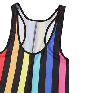 Singlet de Lucha Libre y Levantamiento de Pesas de Alta Calidad para Hombre, Sublimado, Cómodo, de Spandex, Servicio OEM - Product Image 4