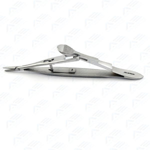 Porte-aiguille de Kalt chirurgical 14 cm avec verrouillage sécurisé Suture en acier inoxydable Instruments médicaux chirurgicaux Manipulation des tissus - Product Image 5