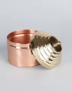 Handmade Metal <b>Candle</b> Jar with Antique Finish Elegant <b>Candle</b> Holder for Living Room and Dining Table Decor - Product Image 2