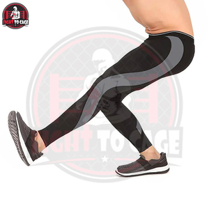 Leggings de Compresión MMA Hechos a Mano en Pakistán, Producto Cómodo, Talla Ajustable, Servicio OEM, Mejor Vendedor 2026 - Product Image 4