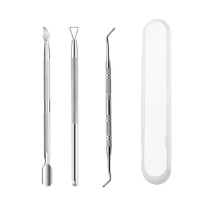 Pousse-cuticules et lime à cuticules double face en acier inoxydable réutilisable, essentiel pour une manucure professionnelle parfaite, à prix raisonnable - Product Image 5