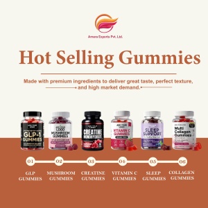 กัมมี่แมกนีเซียมไกลซิเนตเสริมอาหาร ได้รับการรับรองมาตรฐาน GMP ผลิตภายใต้แบรนด์ของลูกค้า จัดจำหน่ายโดยตรงจากโรงงาน รับผลิตแบบ OEM - Product Image 6