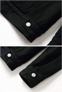 Winter Fashion Mens Jean Jacket Outwear Jackets Trendy Warm Fleece Thick Denim Jacket Wool Men Denim <b>Coat</b> - Product Image 2