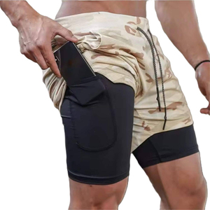 Breathable Running Shorts OEM Wholesale Performance Double <b>Layer</b> Shorts Gym Training Shorts Premium Sportswear Activewear Shorts - Product Image 6
