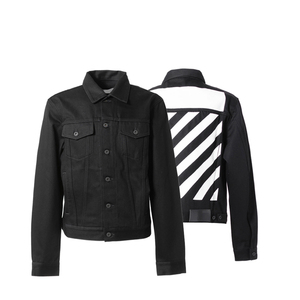 Veste en jean slim pour homme, veste en denim sur mesure pour la vente en gros - Product Image 6