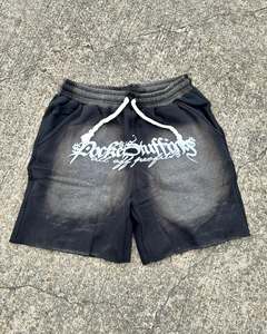 Shorts en coton biologique de haute qualité pour les shorts de plage décontractés pour hommes en gros et personnalisés - Product Image 5