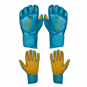 Gants de frappe de baseball et softball internationaux ROMAISA de haute qualité, 100 % polyester, fermeture auto-agrippante, pour gaucher, respirants - Product Image 3