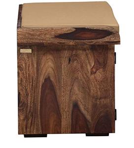 Meuble à chaussures en bois de Sheesham - Déjà assemblé - Rangement pour chaussures pour la maison/entrée/hall/organisateur/support pour la maison - Product Image 3