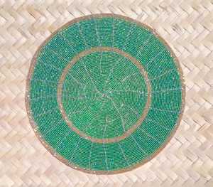 Elegant Handmade Beaded <b>Placemats</b> Premium Embroidery Design <b>Dining</b> <b>Table</b> Decor Mats for Wedding Party and Restaurant Use Decor - Product Image 2