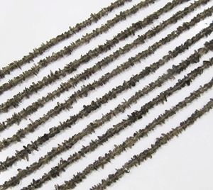 Quartz fumé brun naturel 3-4 mm, gravier de quartz fumé non taillé, pépites de haute qualité pour la fabrication de bijoux, brin de perles de pierre de 34 pouces de long - Product Image 3