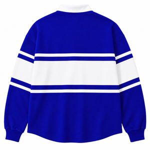 เสื้อรักบี้ลายทางสำหรับผู้หญิง Zeta Phi Beta Sorority แขนยาว คอปกโปโล สีตัดต่อ ปักลายกราฟิก - Product Image 5