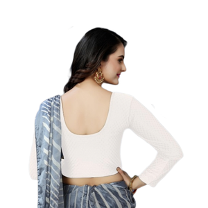 Blusa KrishnVatika Vintage de Talla Grande para Mujer, para Verano, Invierno y Primavera, Tela Elástica, Tallas Personalizables, Compra Directa - Product Image 2