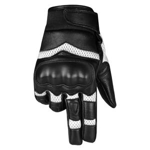 Protège-poignets de moto en cuir véritable, écologiques, respirants, compatibles écran tactile, antidérapants, pour hommes et femmes, style cruiser et street biker - Product Image 5