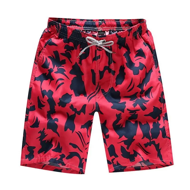 2024 Wholesale Printed Soft Waterproof Swimming Shorts Lined Beach Shorts Men Custom Swim Trunks