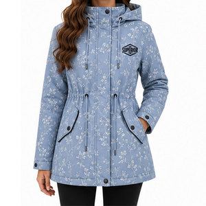 Women's Premium Parka <b>Coat</b> with Hood, Water Resistant Shell and <b>Thick</b> Quilted Insulation for Superior <b>Winter</b> Performance - Product Image 1