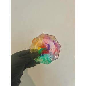 Cenicero de Resina Artístico de Lujo, Bandeja Moderna para Fumar, Elegante Porta Cigarrillos, Decoración Ecológica para Mesa de Oficina u Hogar - Product Image 5