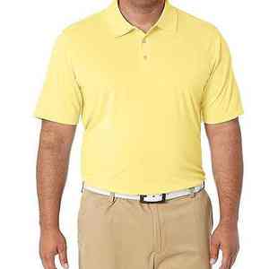 Polo de punto de algodón suave con cuello de botones y manga corta para hombre, ideal para el verano. - Product Image 6