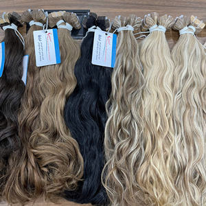 Prix d'usine 100% Extensions de cheveux naturels lisses colorés à fixer par ruban adhésif, cheveux humains en mèches, sans nœuds, sans perte, super lisses - Product Image 5