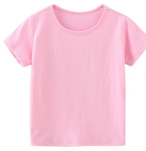 T-shirt d'été pour enfants, col rond, tricoté, manches courtes, 100% coton, anti-rétrécissement, anti-boulochage, décontracté, nouvelle mode tendance - Product Image 6