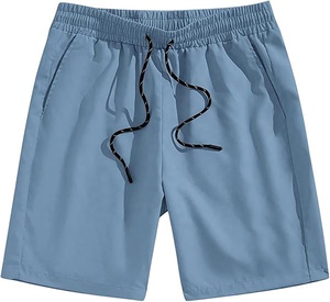 Pantalones cortos deportivos informales de algodón 100% de moda de secado rápido con comodidad elástica para Fitness - Product Image 1