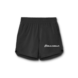 Pantalones Cortos Deportivos para Hombre, Verano 2023, Venta al Por Mayor, 100% Poliéster, Ligeros, Casuales, Tejidos, con Aberturas Laterales, para Baloncesto, Gimnasio y Running - Product Image 1
